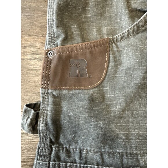 Wrangler Riggs Mens Size 38x32 Workwear Ripstop Green Relaxed Fit Pant 2xknee - Picture 3 of 12